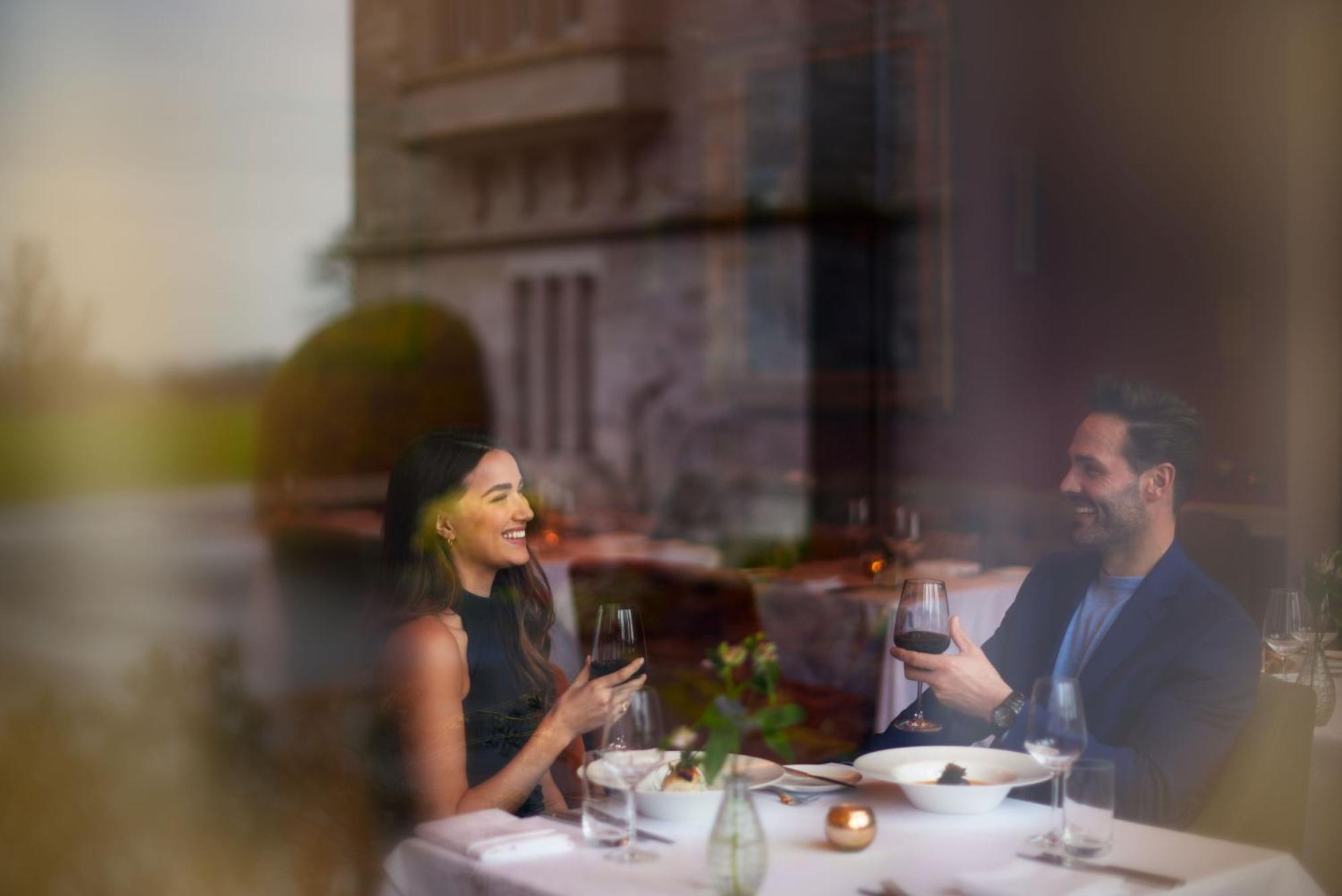 Schloss Roxburghe, Part Of Destination By Hyatt Exteriör bild A couple dining at a restaurant
