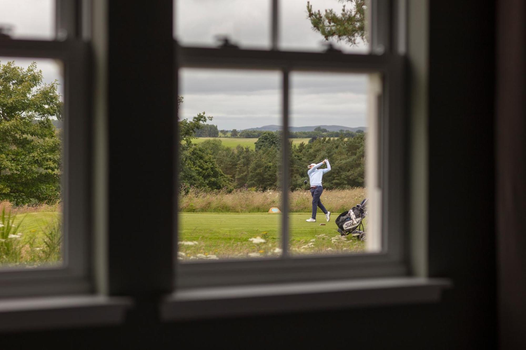 Schloss Roxburghe, Part Of Destination By Hyatt Exteriör bild Golf course view from the hotel